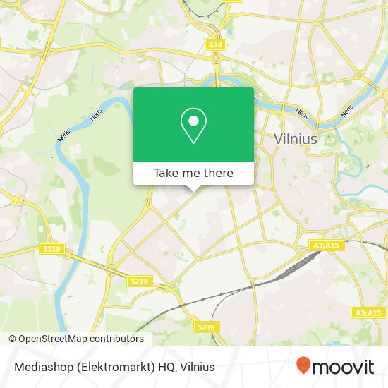 Карта Mediashop (Elektromarkt) HQ