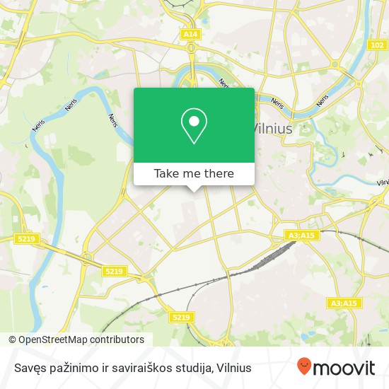 Savęs pažinimo ir saviraiškos studija map