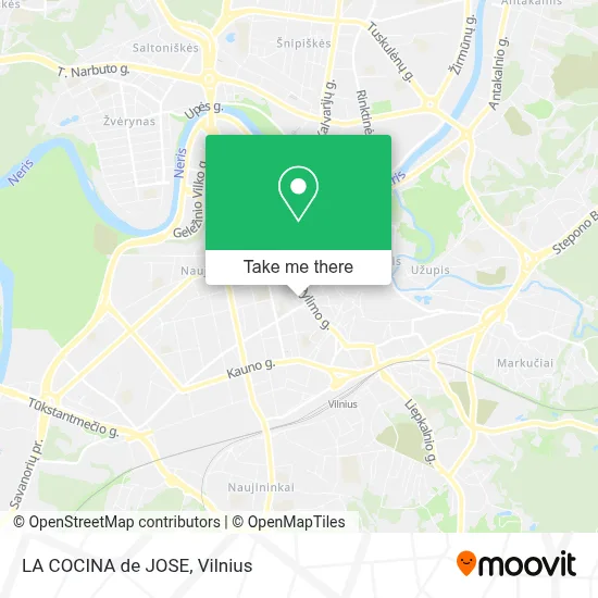 LA COCINA de JOSE map