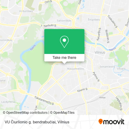 Карта VU Čiurlionio g. bendrabučiai
