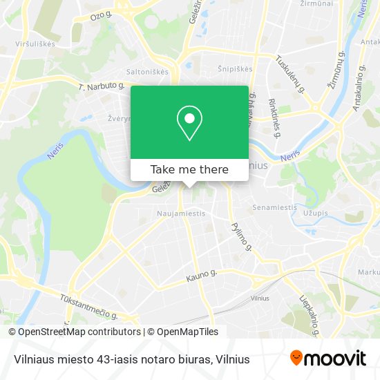 Vilniaus miesto 43-iasis notaro biuras map