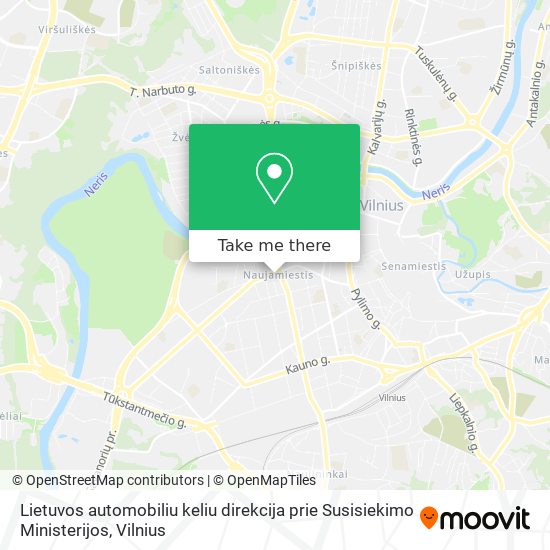 Lietuvos automobiliu keliu direkcija prie Susisiekimo Ministerijos map