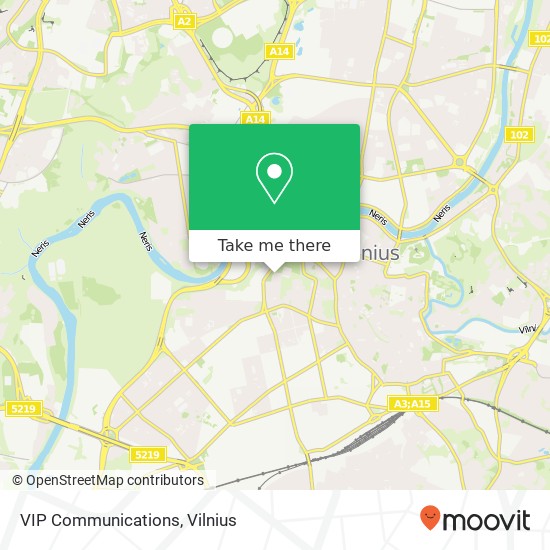 VIP Communications map
