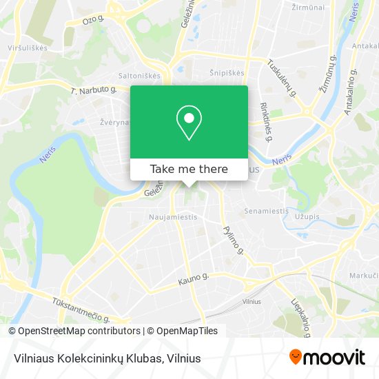 Vilniaus Kolekcininkų Klubas map