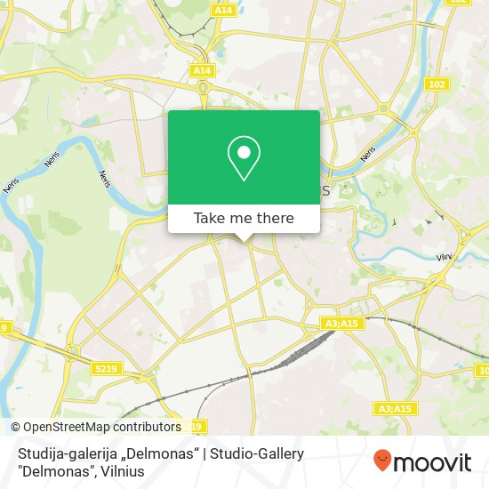 Studija-galerija „Delmonas“ | Studio-Gallery "Delmonas" map