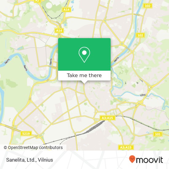 Sanelita, Ltd. map