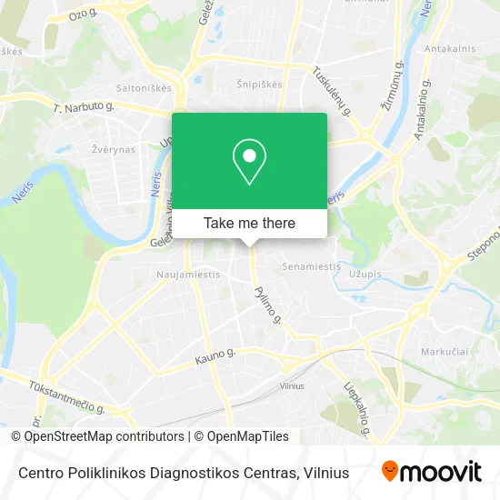 Карта Centro Poliklinikos Diagnostikos Centras