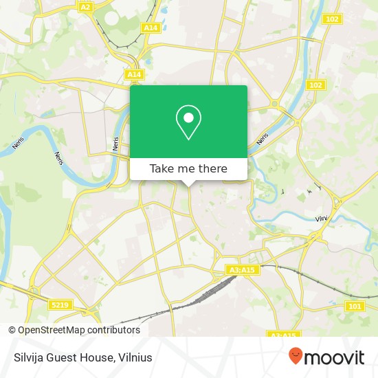 Silvija Guest House map