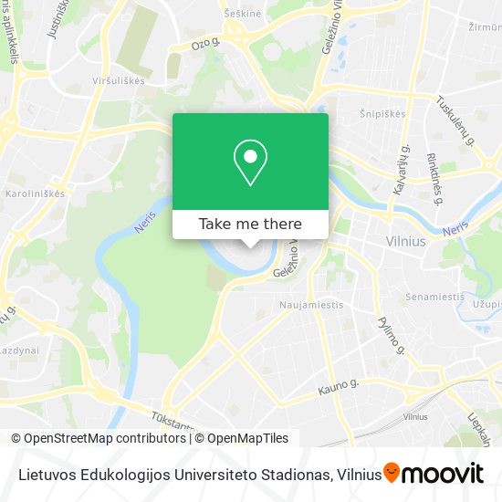 Lietuvos Edukologijos Universiteto Stadionas map