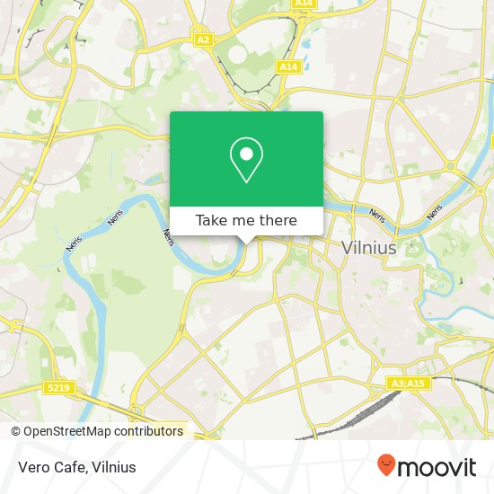 Vero Cafe map