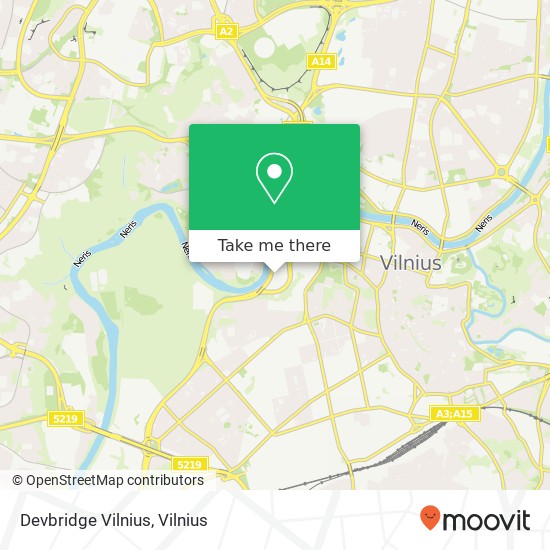 Devbridge Vilnius map