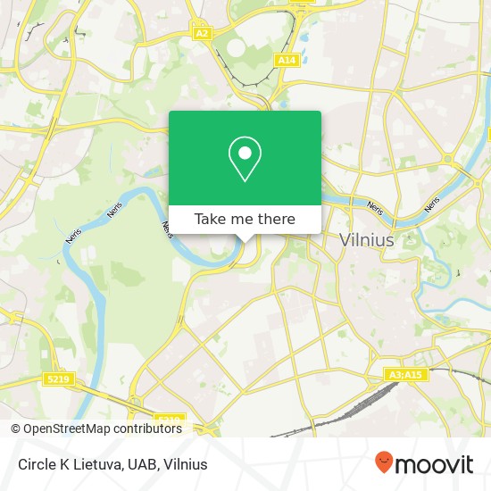 Circle K Lietuva, UAB map