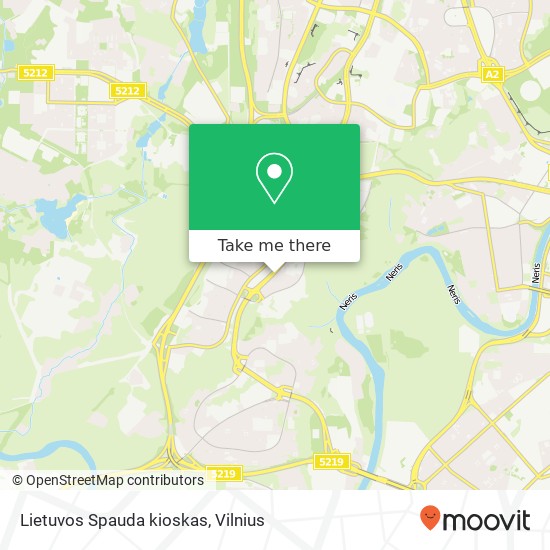 Lietuvos Spauda kioskas map