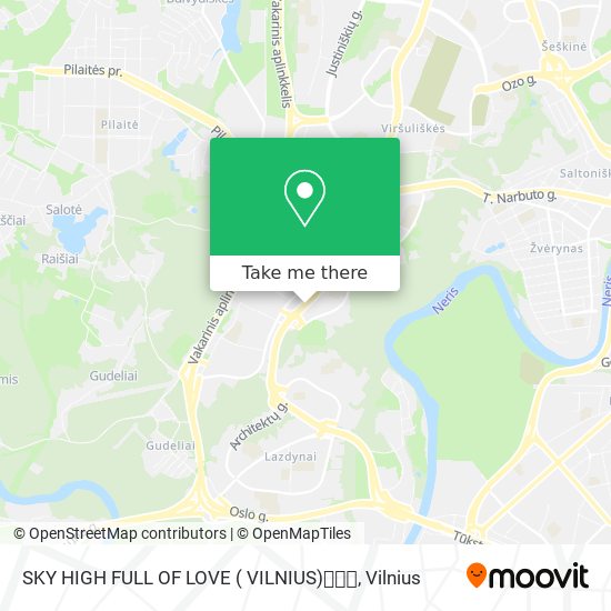 SKY HIGH FULL OF LOVE ( VILNIUS)💃💙💖 map