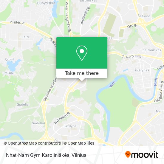 Nhat-Nam Gym Karoliniškės map