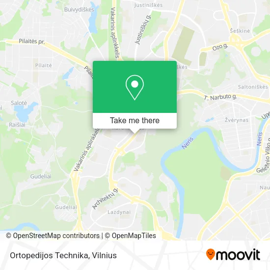 Карта Ortopedijos Technika