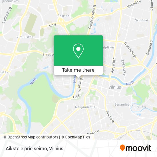 Aikštelė prie seimo map