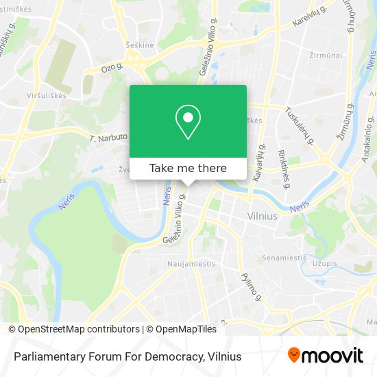 Карта Parliamentary Forum For Democracy
