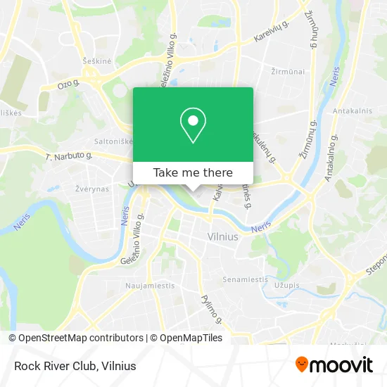 Карта Rock River Club