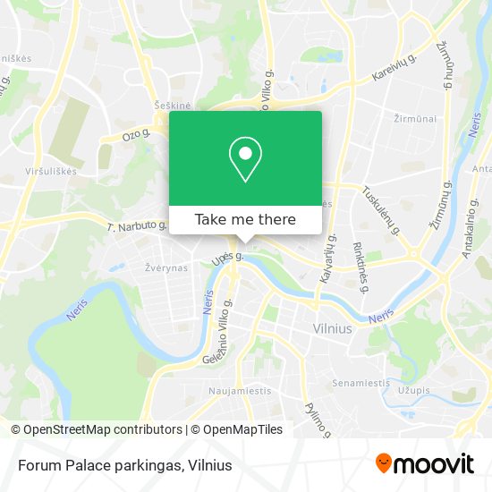 Карта Forum Palace parkingas