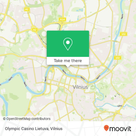 Olympic Casino Lietuva map