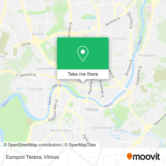 Карта Europos Terasa