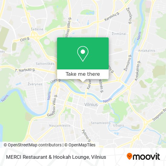 MERCI Restaurant & Hookah Lounge map