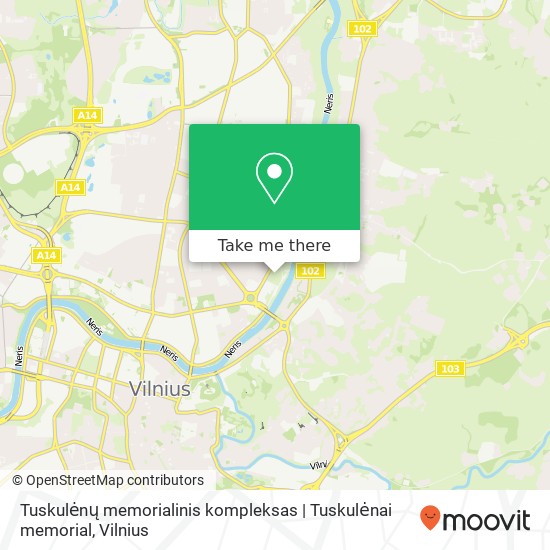 Tuskulėnų memorialinis kompleksas | Tuskulėnai memorial map