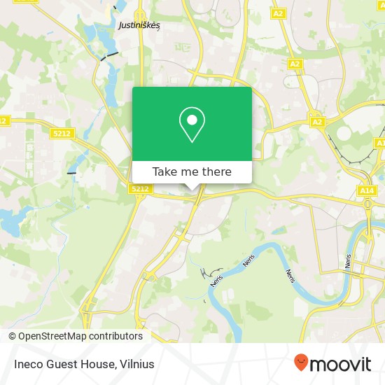 Ineco Guest House map