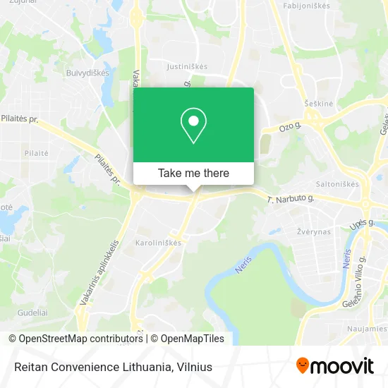 Карта Reitan Convenience Lithuania