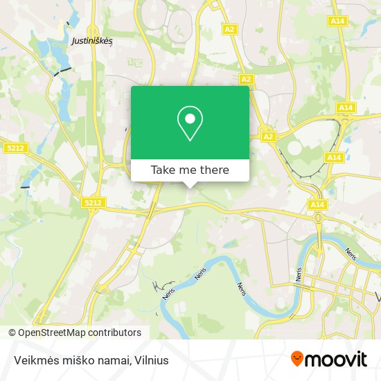 Veikmės miško namai map