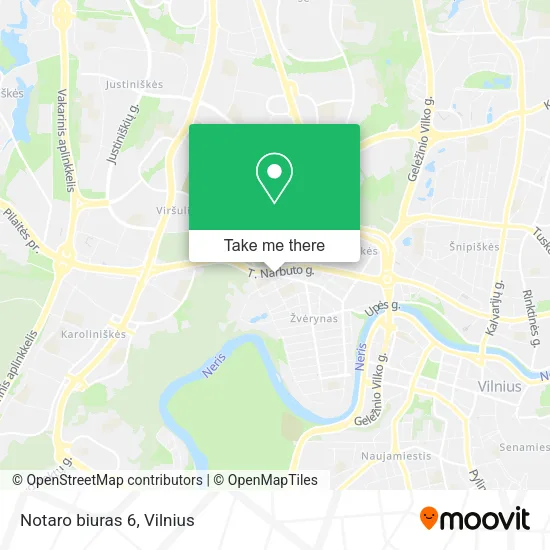 Карта Notaro biuras 6