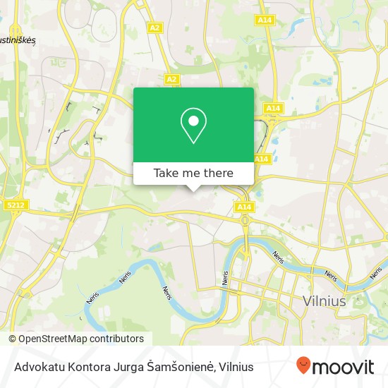 Advokatu Kontora Jurga Šamšonienė map