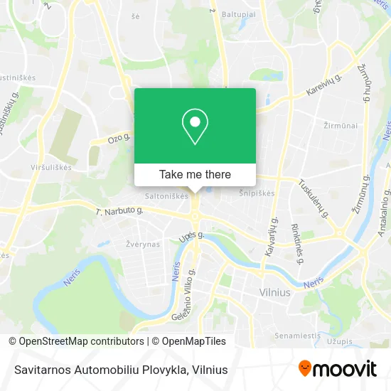 Карта Savitarnos Automobiliu Plovykla