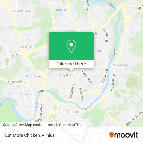 Eat More Chicken map