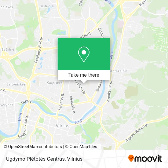 Карта Ugdymo Plėtotės Centras