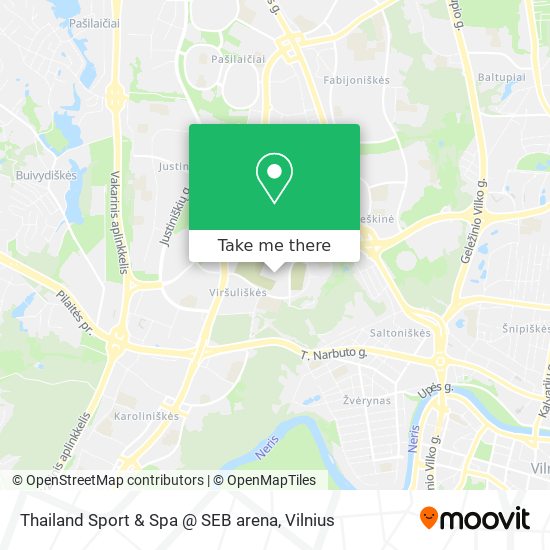 Thailand Sport & Spa @ SEB arena map