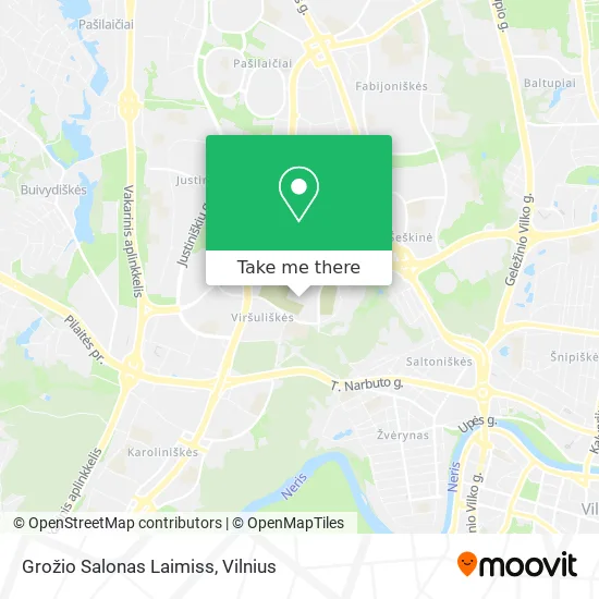 Карта Grožio Salonas Laimiss