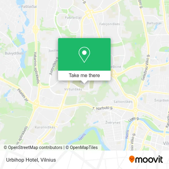 Urbihop Hotel map