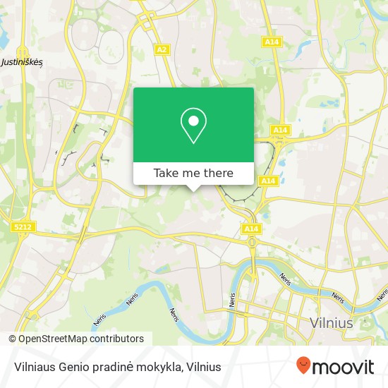 Vilniaus Genio pradinė mokykla map