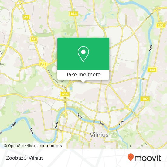 Zoobazė map