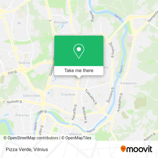 Карта Pizza Verde