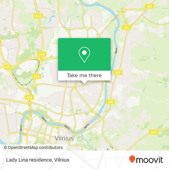 Lady Lina residence map