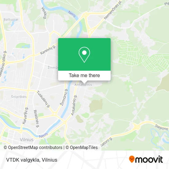 Карта VTDK valgykla