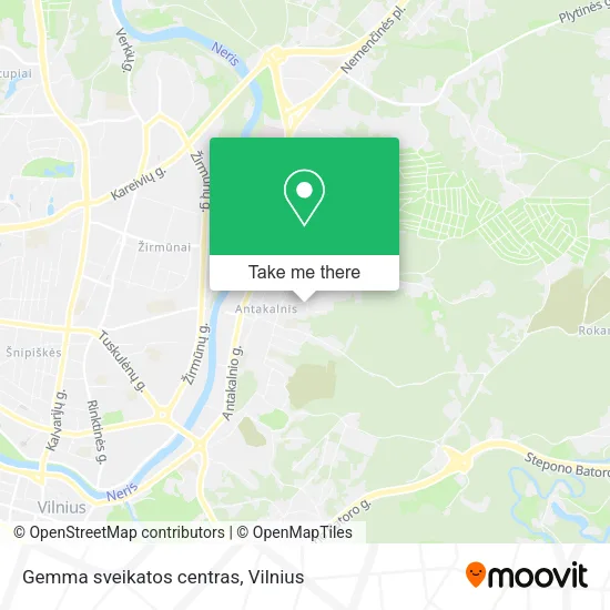 Gemma sveikatos centras map