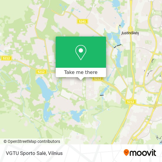 Карта VGTU Sporto Salė