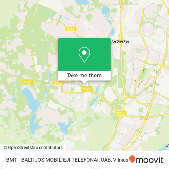 BMT - BALTIJOS MOBILIEJI TELEFONAI, UAB map