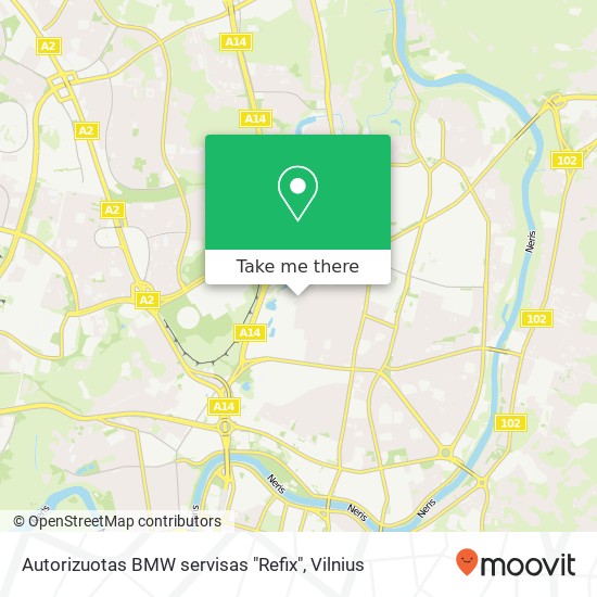 Autorizuotas BMW servisas "Refix" map