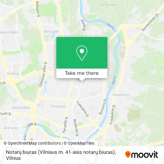 Notarų biuras (Vilniaus m. 41-asis notarų biuras) map