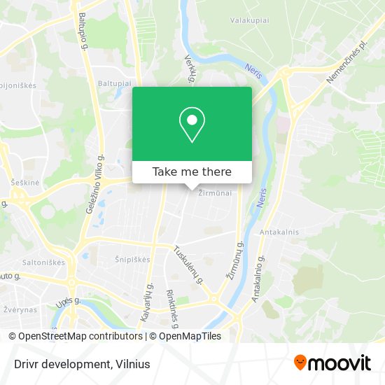 Карта Drivr development